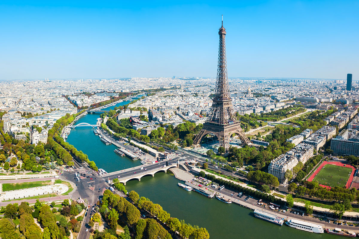 Paris Skyline Moving to France